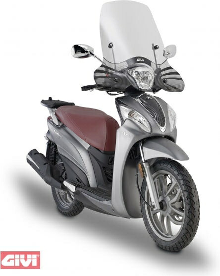 Givi / ジビ ウインドシールド クリア 460 mm（高さ） 680 mm（幅） Kymco People One (13-20) | D6116STG