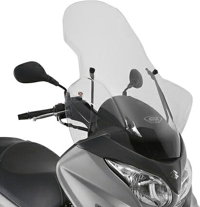 Givi / ジビ ウインドスクリーン Suzuki BURGMAN バーグマン 125/200 07-- クリ アスクリーン- dim HxW 84-5 x 65-5cm | 3106DT