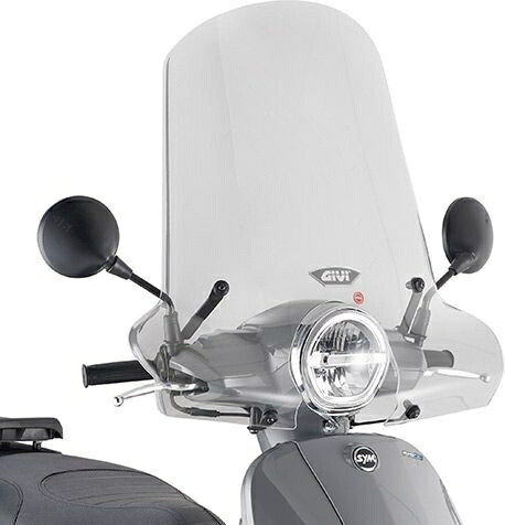 Givi / ジビ クリア ウインドシールド SYM Fiddle 125 Euro 5 (2020) | 7062A