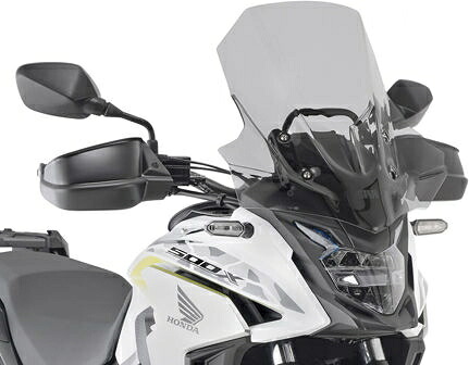 Givi / ジビ ウインドスクリーン Honda CB500X 19- ライトスモーク dim. HxW 46x45 cm | D1171S｜ワンダーテック