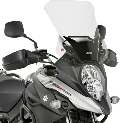 Givi / ジビ ウインドスクリーン Suzuki DL 650 V-Strom 17- クリア dim. HxW 44x43cm 12 cmノーマルより高い | D3112ST｜ワンダーテック