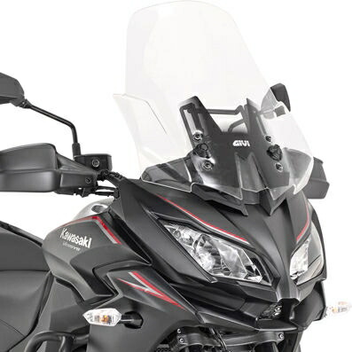 Givi / ジビ ウインドスクリーン Kawasaki Versys 1000 17-18 クリア dim. HxW 53x48 cm | D4120ST