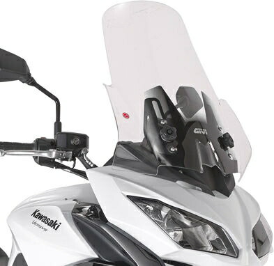 Givi / ジビ ウインドスクリーン Kawasaki Versys 650 17-21 クリア dim. HxW 53x44 cm | D4122ST