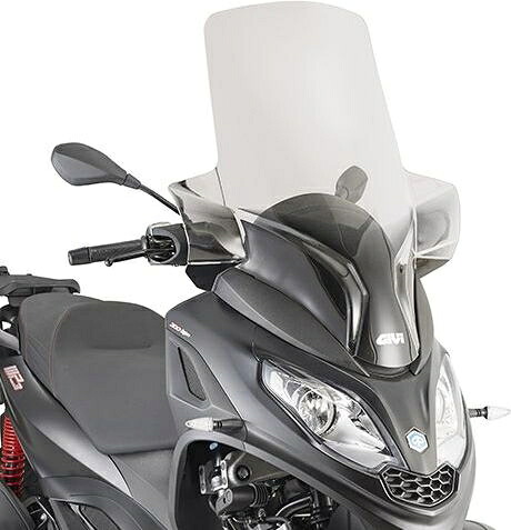 Givi / ジビ スペシフィックスクリーン クリア 84 x 69 cm Piaggio MP3 300 HPE (2019) | D5614ST