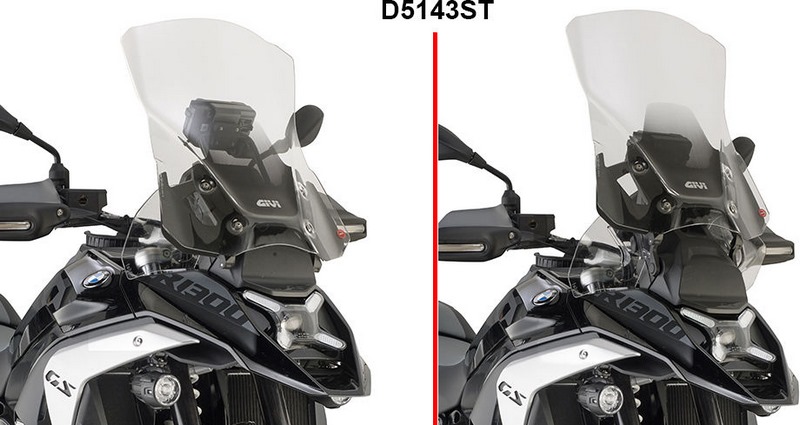 GIVI / ジビ ウインドシールド クリア- dimensions tbd BMW R 1300 GS (24) | D5144ST|ワンダーテック