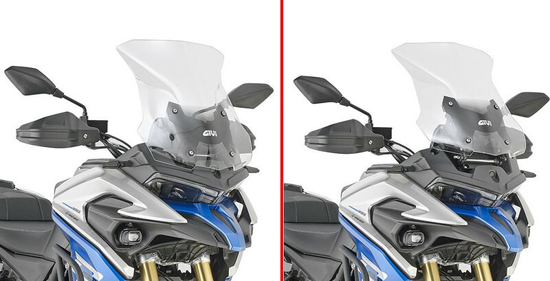 GIVI / ジビ ウインドシールド - クリア - 470 x 440 mm (HxW) Voge Valico 525DSX (23) | D9257ST