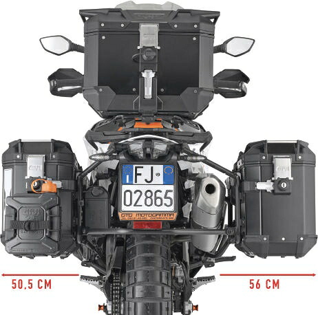 GIVI / ジビ サイドケースキャリア ONE-FIT f. Monokey-CAM-Side KTM 790 Adventure (19-20) + (23)- 790 Adventure R (1｜ワンダーテック