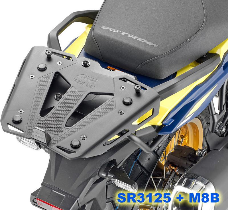 GIVI / ジビ Monokey （モノキー） / Monolock （モノロック） トップケース用キャリア ※プレート無し Suzuki V-Strom 800DE/SE (23-) | SR3125｜ワンダーテック