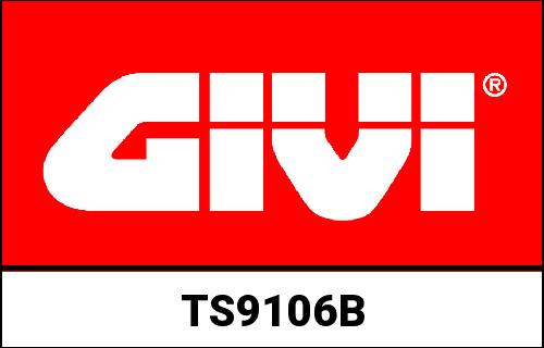 GIVI / ジビ シーシーバー キャリア無し - ブラック Keeway V302 C (23) | TS9106B