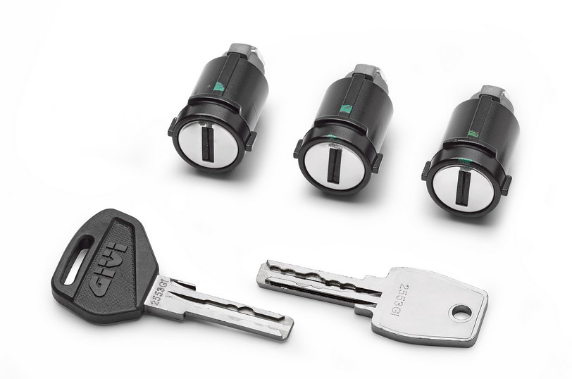 GIVI / ジビ スマートセキュリティロックセット (3 キー) ソケット付属 3つの同じ鍵番号のキーセット | SLR103