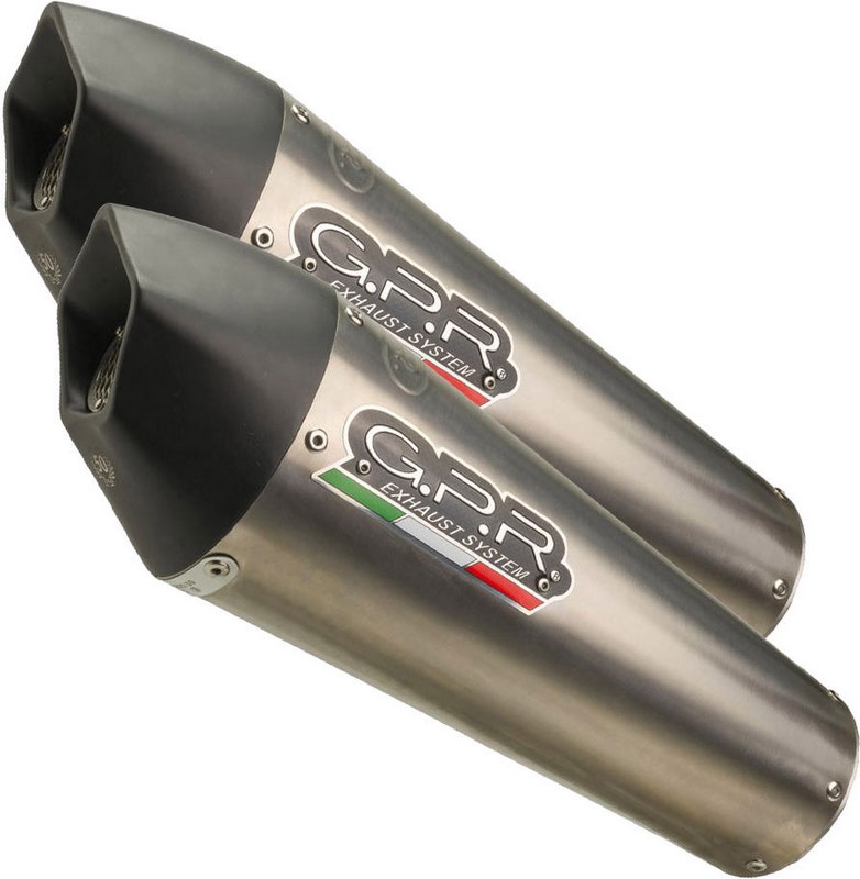 GPR / ジーピーアール オリジナル Kawasaki Z 1000 Sx 2017/19 E4 Pair Homologated スリッポンエキゾースト Gp|ワンダーテック