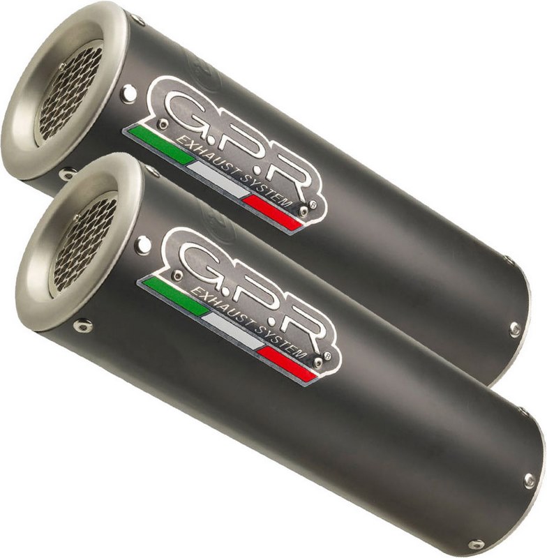 GPR / ジーピーアール オリジナル Suzuki Gsx-R 1000 K9 2009/11 Pair Homologated スリッポンエキゾースト M3 B