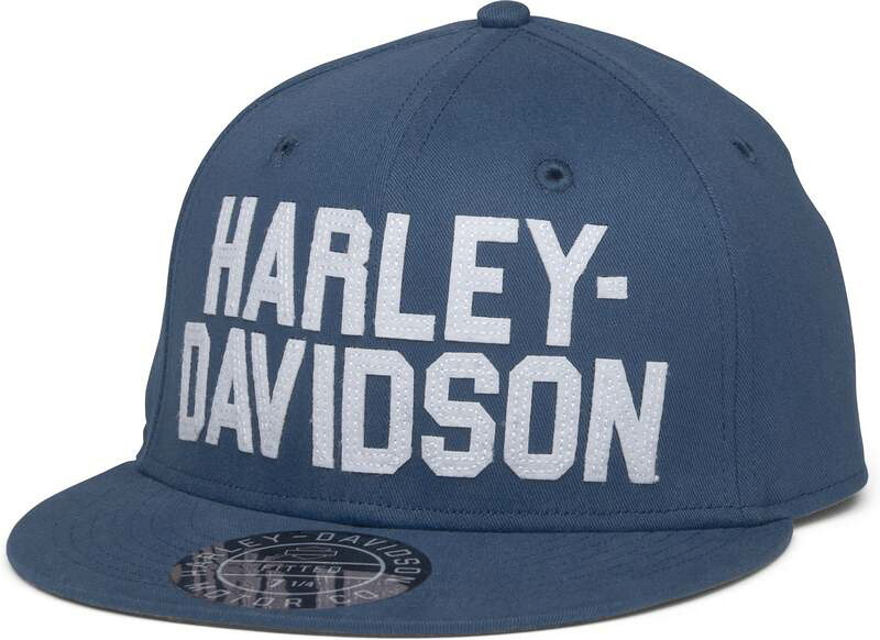 Harley-Davidson Men\'S Block Cap- Ensign Blue | 99410-22VM