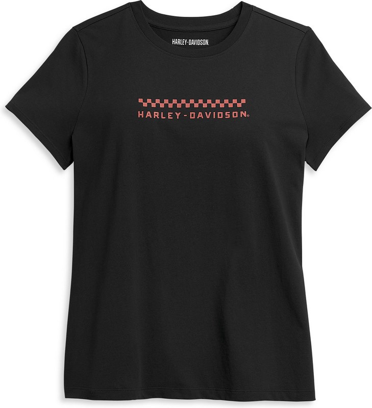 Harley-Davidson Women'S Winged Wheel Graphic Tee- Black Beauty | 96402-21VW