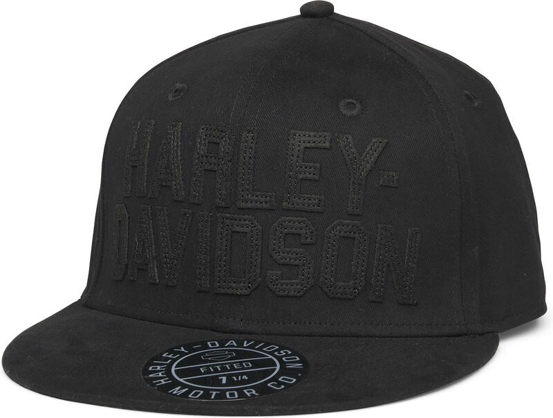 Harley-Davidson Men\'S Block Cap- Black | 99408-22VM