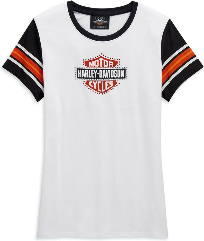 Harley-Davidson Embellished Logo Tee- Bright White | 99121-20VW