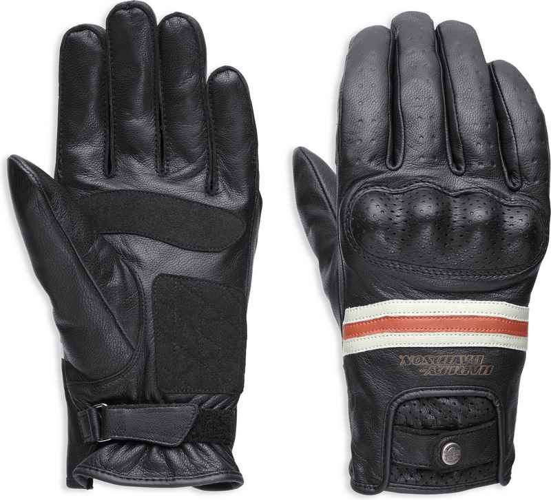 Harley-Davidson Reaver Leather Gloves- Black | 98178-18EM
