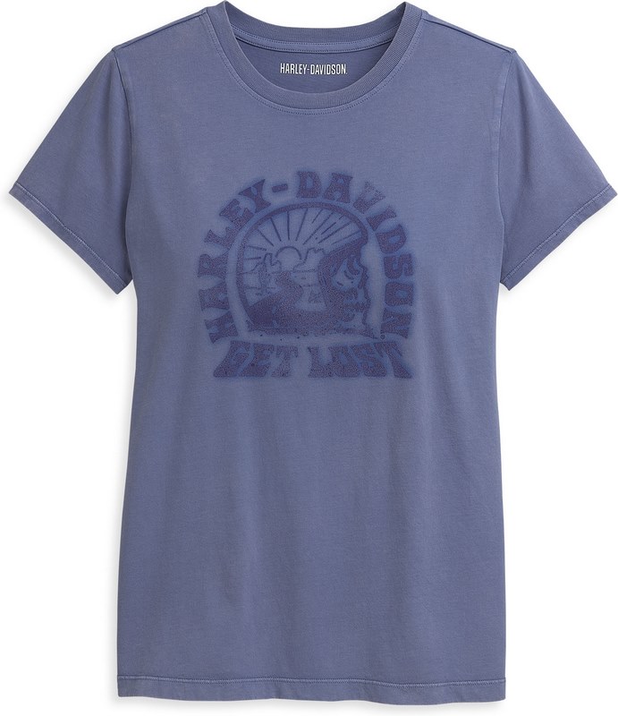 Harley-Davidson Women\'S Get Lost Graphic Tee- Coastal Fjord | 96497-21VW