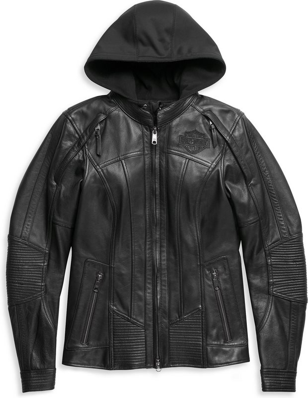 Harley-Davidson Auroral Ii 3-In-1 Leather Jacket- Black | 98011-21EW