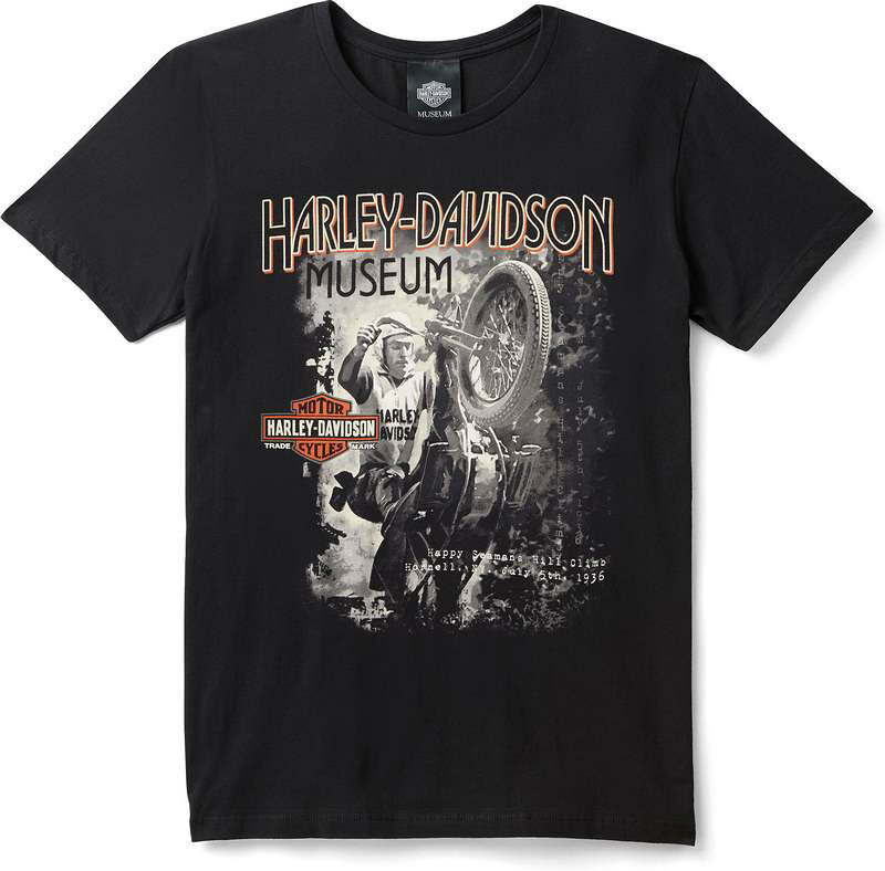 Harley-Davidson Tee-Knit-Hillclimber- Black | 96683-22MM