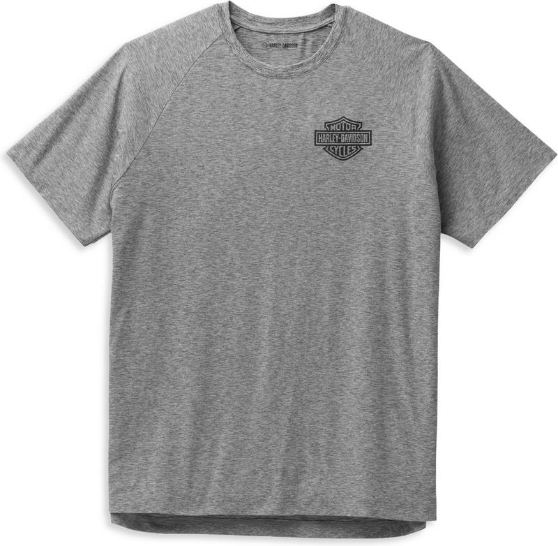Harley-Davidson Men'S Performance B&S Tee- Medium Heather Grey | 99057-22VM｜ワンダーテック 19,856円