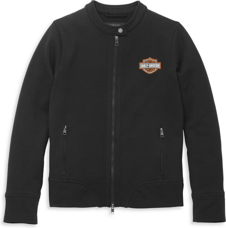 Harley-Davidson Women'S Iconic Script Font Jacket- Black Beauty | 97411-22VW 30,420円