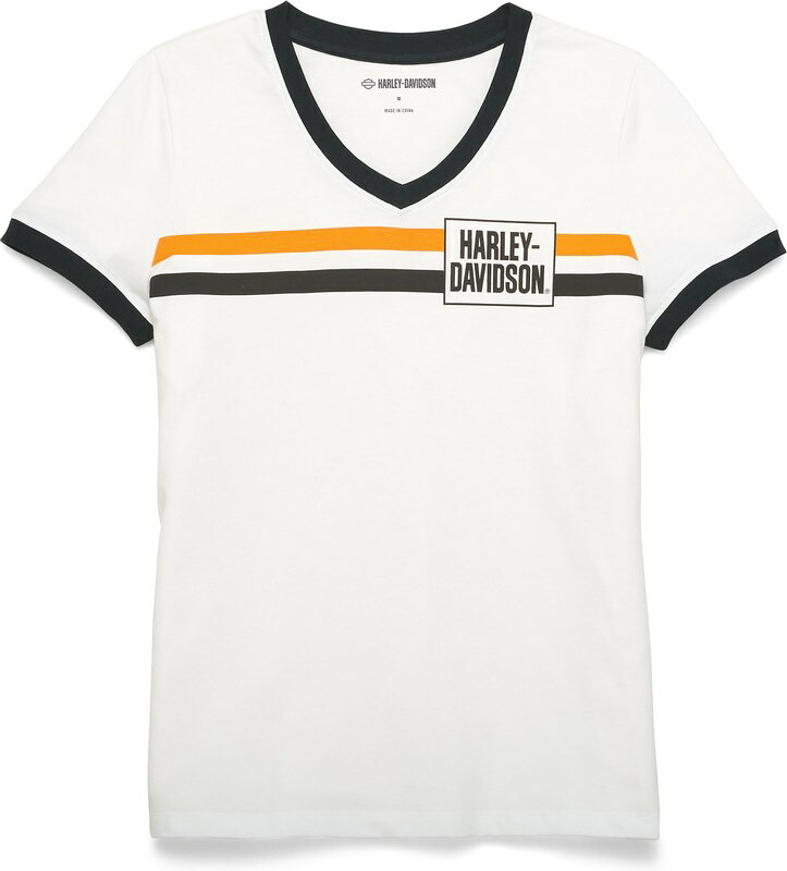 Harley-Davidson Tee-Knit- Bright White | 96623-22VW