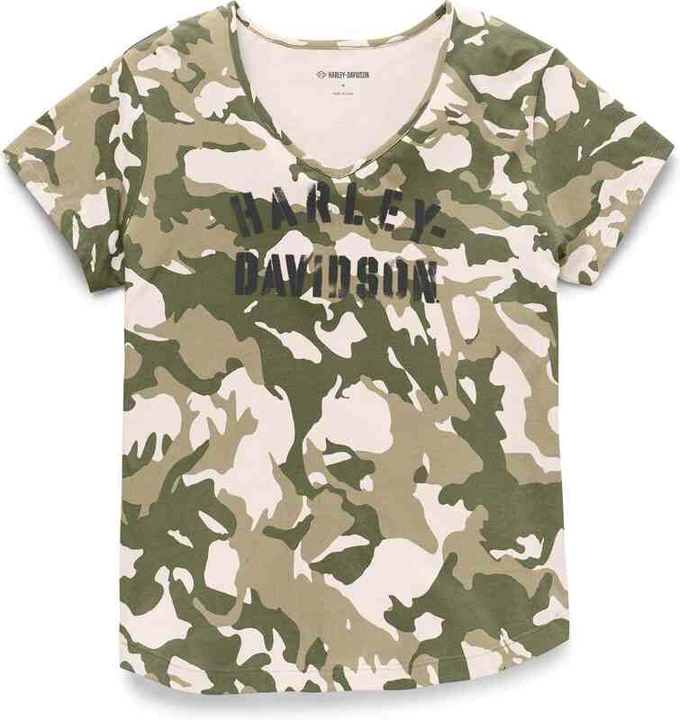 Harley-Davidson Top-Knit- Camo/Green | 96449-22VW｜ワンダーテック