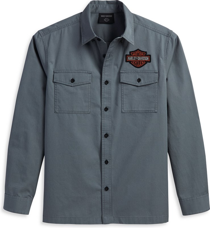Harley-Davidson Shirt-Woven- Stormy Weather | 96132-23VM