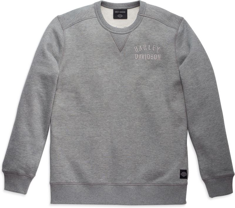 Harley-Davidson Sweatshirt-Knit- Heather Grey | 96028-23VM