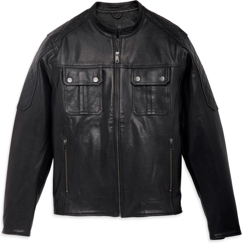 Harley-Davidson Jacket-Leather- Black leather | 97006-23VM|ワンダーテック