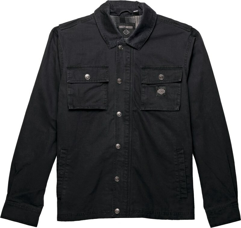Harley-Davidson Men'S Forever Canvas Jacket- Black Beauty | 97402-23VM