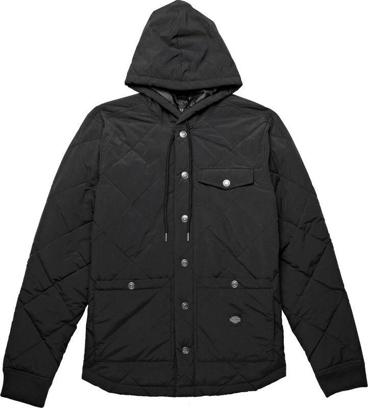 Harley-Davidson Men'S Forever Quilted Jacket- Black Beauty | 97404-23VM