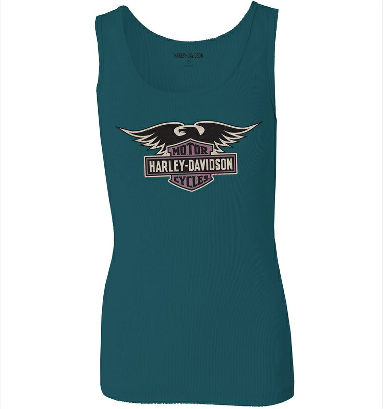 Harley-Davidson Tank-Knit- Deep Teal | 96203-23VW