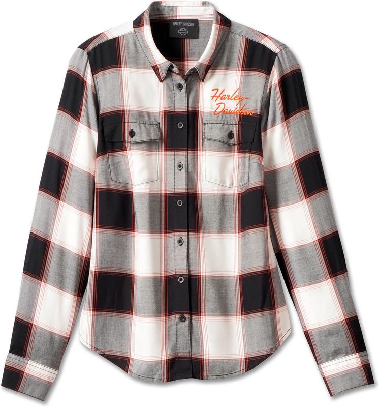 Harley-Davidson Shirt-Woven- Yarn-dyed plaid | 99025-23VW