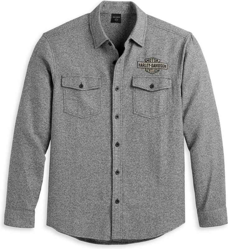 Harley-Davidson Shirt-Woven- Black Beauty | 96377-23VM