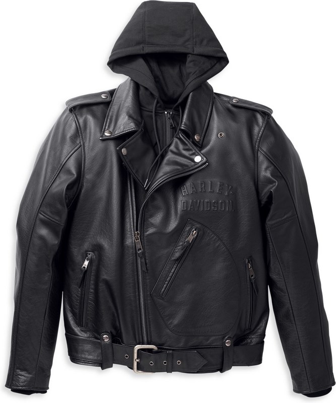 Harley-Davidson Leather Jacket Potomac 3-In-1- Black | 98003-23EM