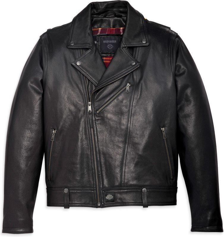 Harley-Davidson Men'S Suspension Leather Jacket- Black leather | 97012-23VM|ワンダーテック