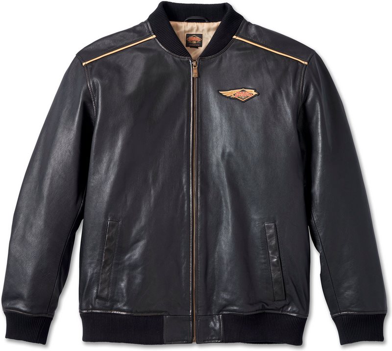 Harley-Davidson 120Th Anniversary Leather Jacket For Men- Black Leather | 97034-23VM