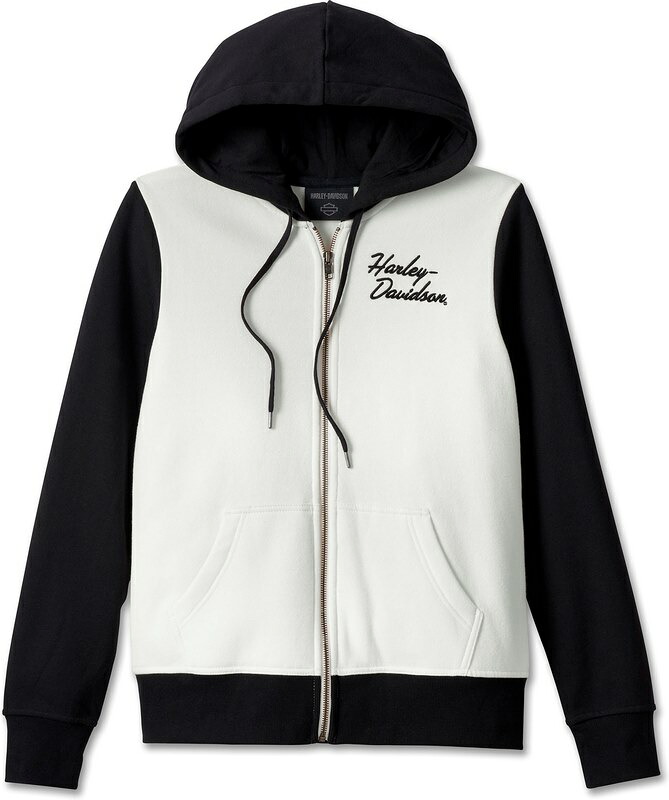 Harley-Davidson Hoodie-Knit- Colorblock-Design | 99050-23VW