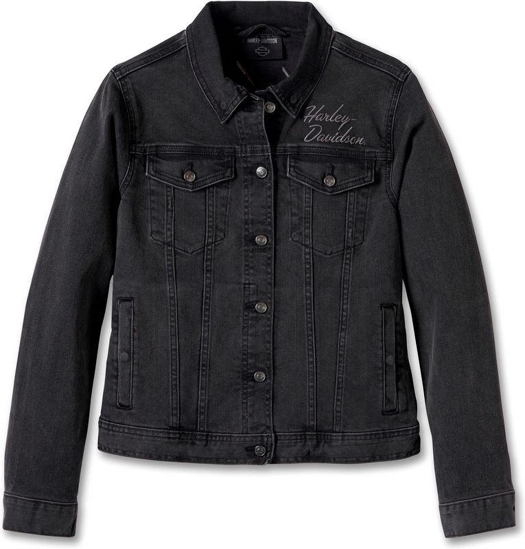 Harley-Davidson Jacket-Denim- Black Denim | 99057-23VW