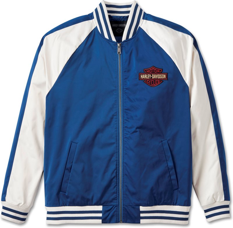 Harley-Davidson Men'S Club Crew Jacket- Ensign Blue | 97440-23VM｜ワンダーテック