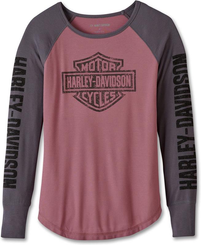 Harley-Davidson Top-Knit- Colorblock-Design-Grape Shake | 97455-23VW｜ワンダーテック