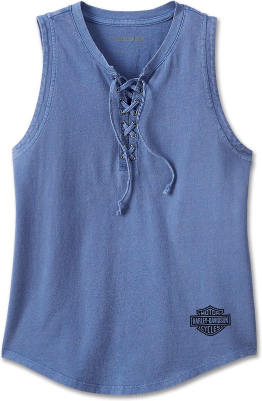 Harley-Davidson Tank-Knit- Colonial Blue | 97492-23VW