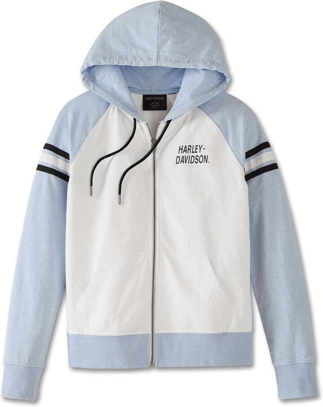 Harley-Davidson Hoodie-Knit- Colorblock-Design-Skyway | 96897-23VW 25,128円
