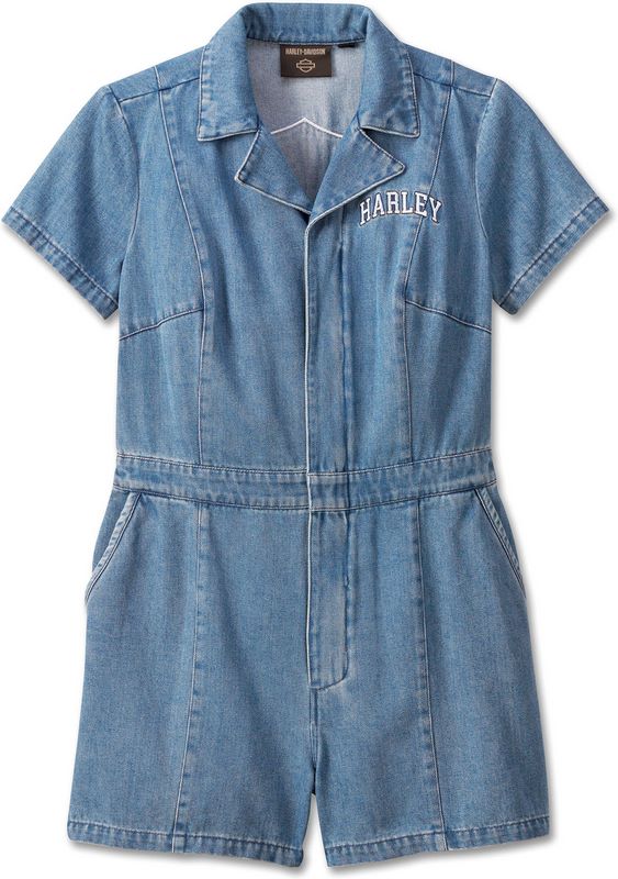 Harley-Davidson Jumpsuit-Denim-Shorts- Medium Indigo | 97543-23VW 32,565円