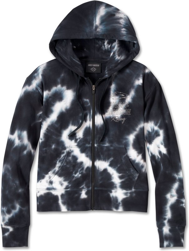 Harley-Davidson Hoodie-Knit- Black Beauty Batik | 96107-24VW