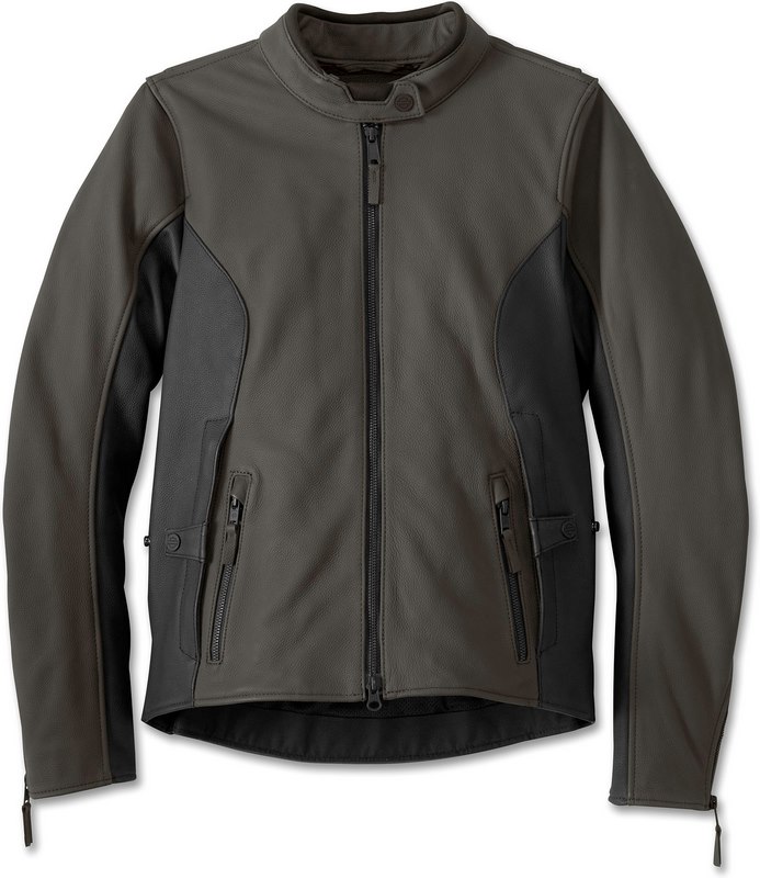 Harley-Davidson Jacket-Gallun-Triplevnt-Lthr- Black Olive/Black Beauty | 98000-24EW｜ワンダーテック