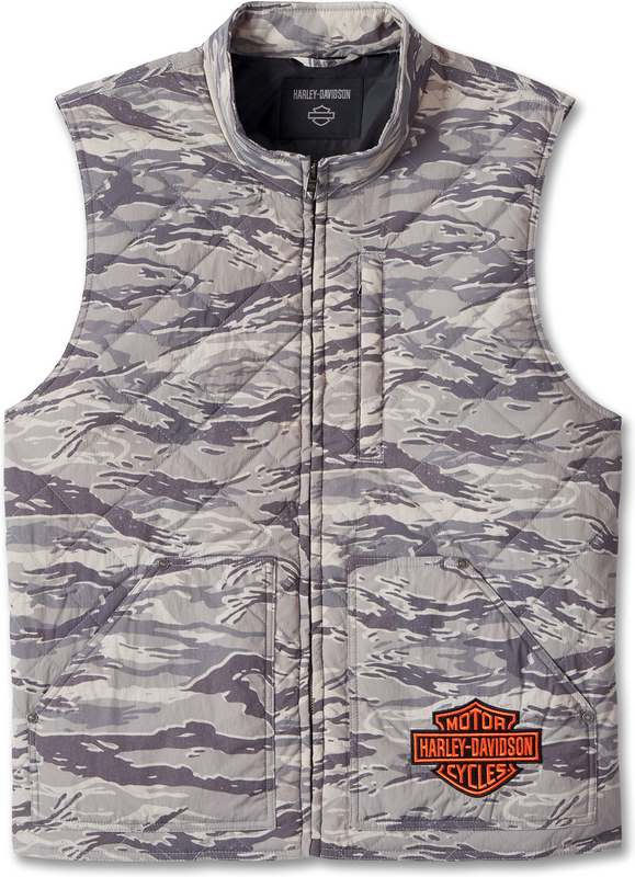 Harley-Davidson Men'S Screamin' Eagle Vest- Camouflage | 97408-24VM