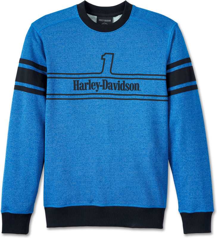 Harley-Davidson Sweatshirt-Knit- True Blue | 96017-24VM|ワンダーテック